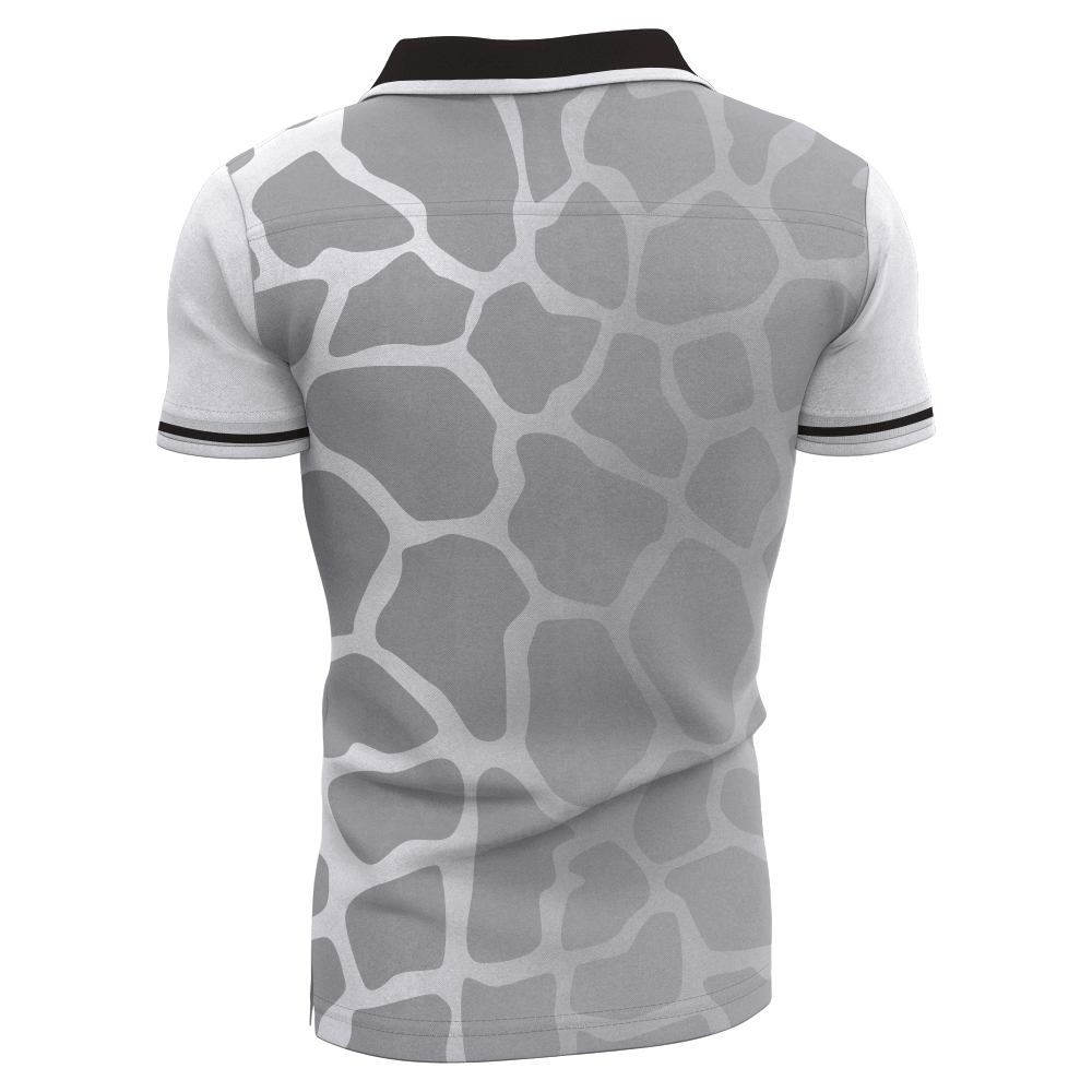 Colorful Sublimation Custom Full Buttons Man's Cool Holiday Fashion Polo Shirts 