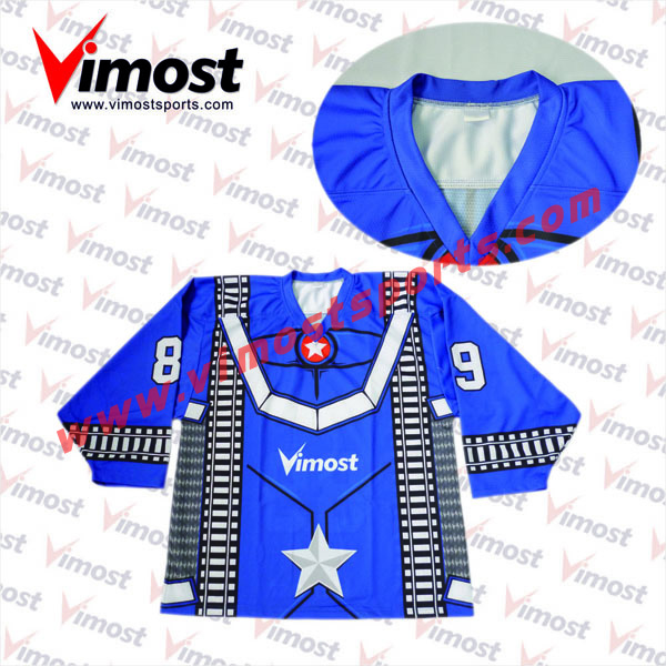 OEM Service Custom Plus Size Team Hockey Jersey Sublimation Black Plain Hockey Jersey