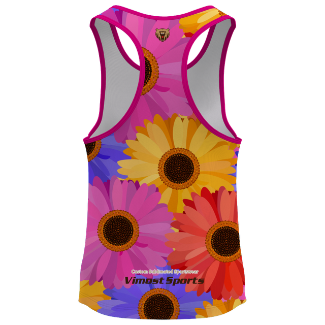 2023 Fashionable Women's Sublimated Singlet with Good Quality