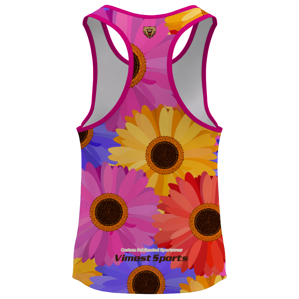 2023 Fashionable Women's Sublimated Singlet with Good Quality