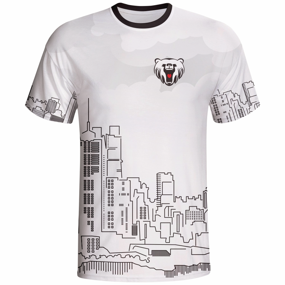 Sublimated Vimost Work Tee Customized Leisure Wear