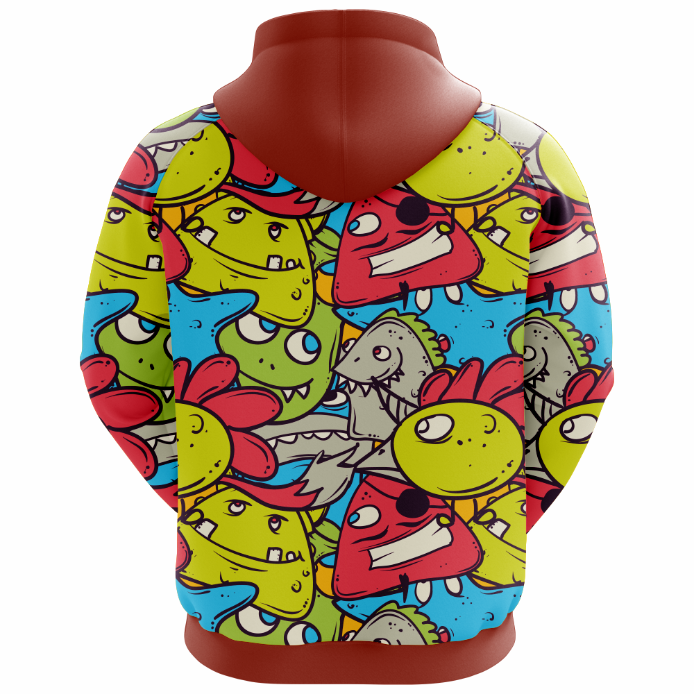 Custom Sublimated Cool Fashion Sublimated Man's Hoodies