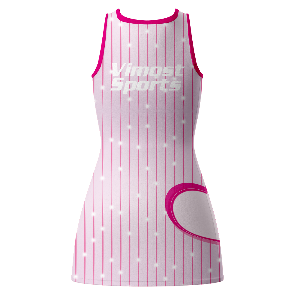 Sublimation Team Wear Netball Dress Custom A-line Lycra Netball Wear
