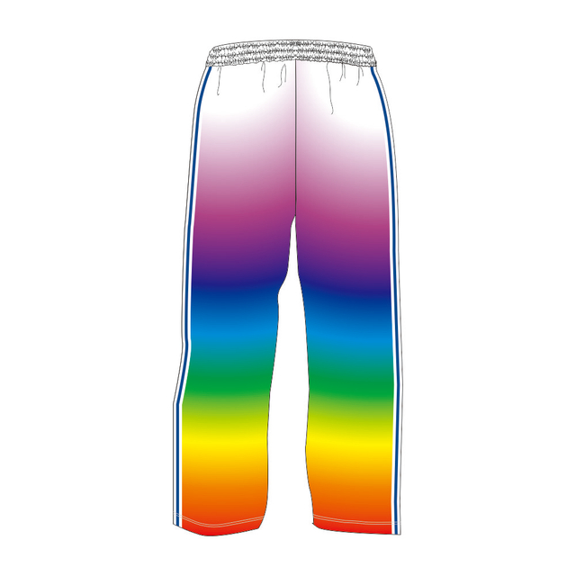 2025 New Design Custom Sublimation Multicolour Track Pants