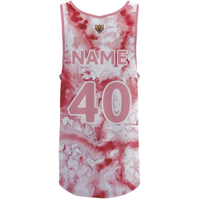 Women's 100% Polyester Sublimated Basketball Jerseys with Fashion Design