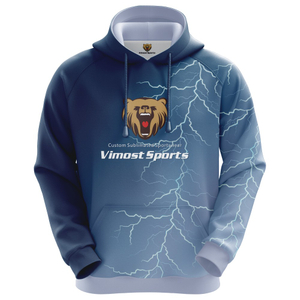 Sublimated Gaming Hoodies / Esports Hoody with 240gms Polyester Fabric 