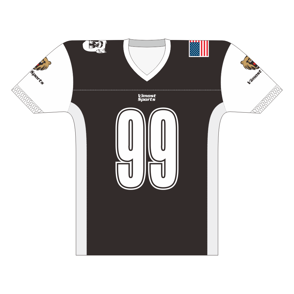 Mesh T Shirts American Football Jersey Sublimated Printed Your Team Name