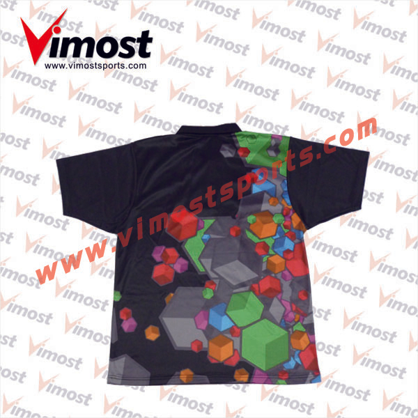 Polyester Custom Polo Shirts with Short Sleeves