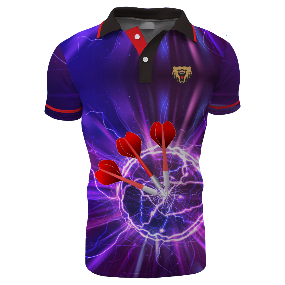 Darts Shirt Hot Sale Quick Dry Cheap New Coming Made Mens Dart Shirts For Team Club Sublimation Printed 