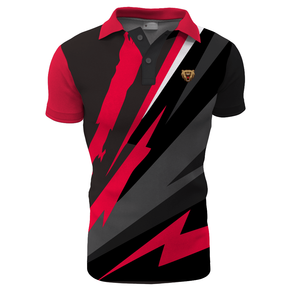 Custom Team Cricket Polo Shirts Sublimation Short Sleeves Cricket Shirts