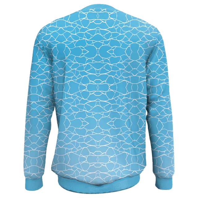 Blue Water Prints Heat Press Sweaters at Factory Price