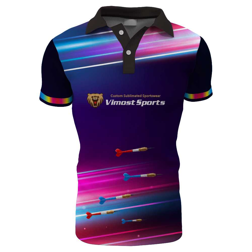 Custom Made Bowling Shirt Team Polo Shirts 1/4 Zip Dart Jerseys