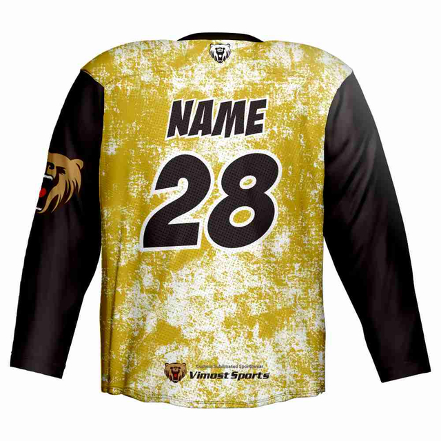 Full Sublimation Team Hockey Jersey Custom Design with Your Number And Name
