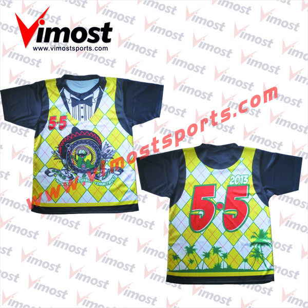 2023 Vimost Fashion Custom Sublimation Lacrosse Shooter Shirt