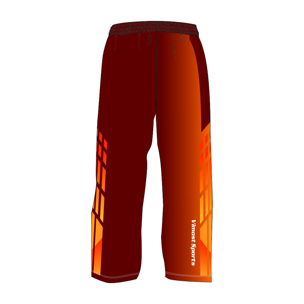 Customize 100% Polyester Sports Pants with Side Pockets