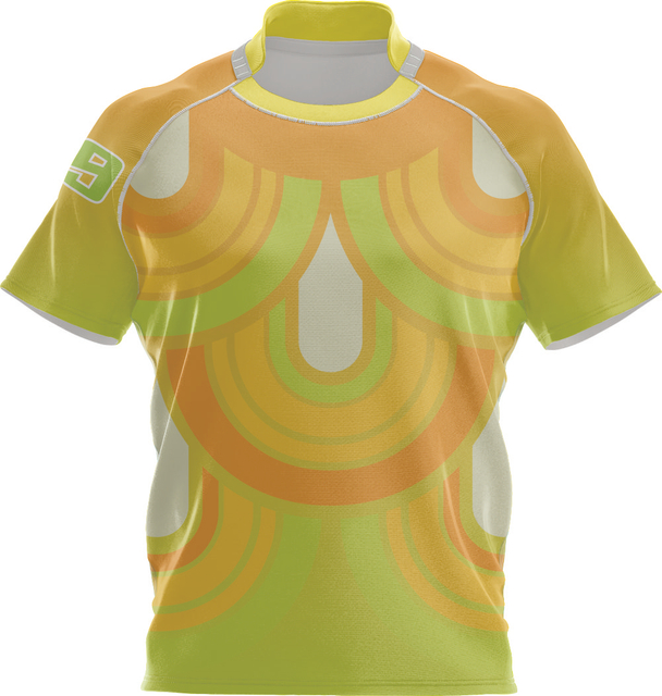 Raglan Sleeves High Quality Durable Sublimated Rugby Uniforms Logo Custom Rugby Jersey