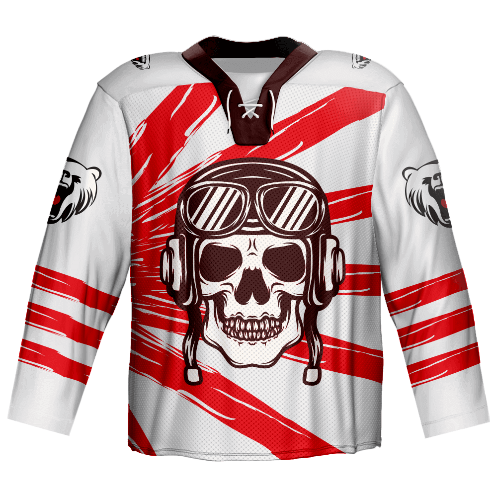  Fully Sublimation Custom 100% Polyester Ice Hockey Jersey with Fashion Design