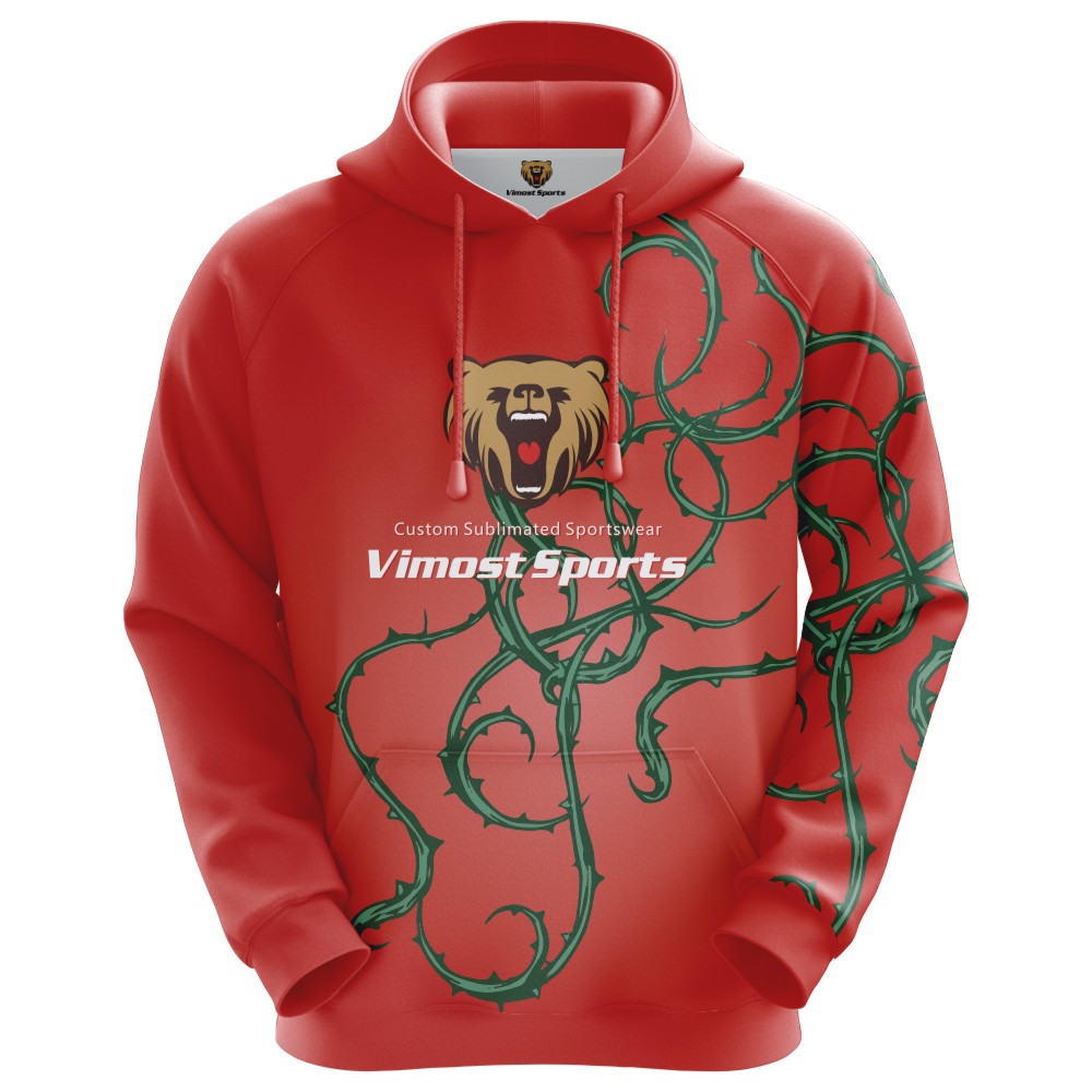 Sublimated Gaming Hoodies / Esports Hoody with 360gms Polyester Fabric 