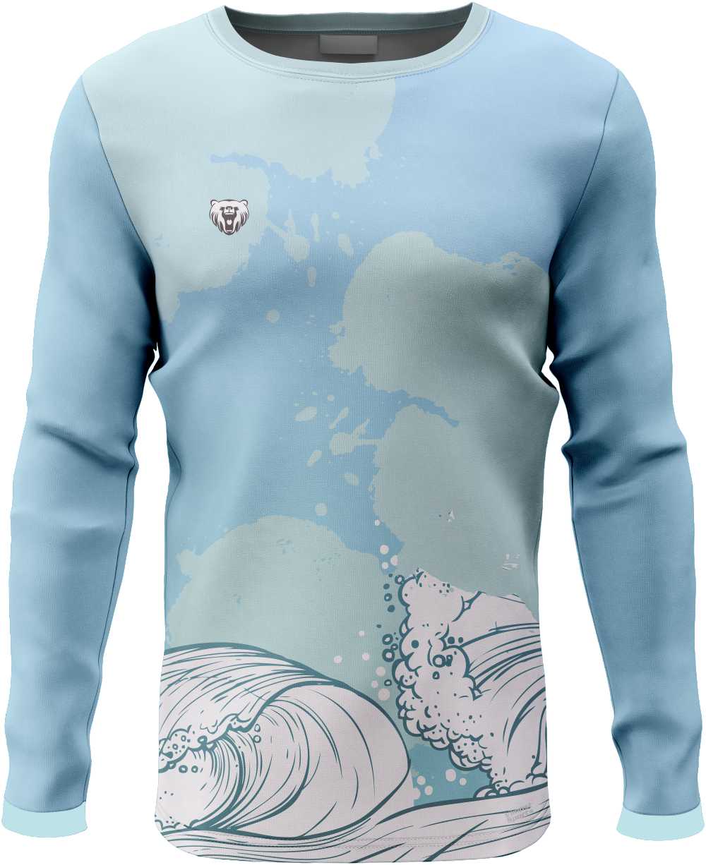 Custom Your Design Sublimation Fishing Jersey Uv Protection Tshirts Men Quick Dry UPF 50+ Long Sleeve Fishing Shirts