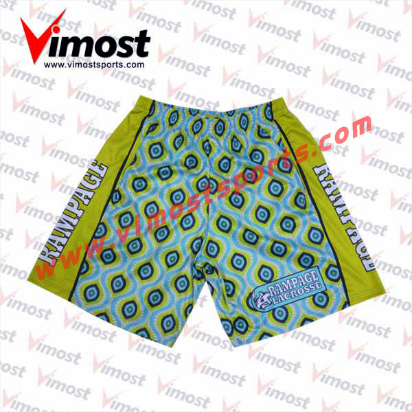 Full Sublimation Printing Pockets Lacrosse Shorts