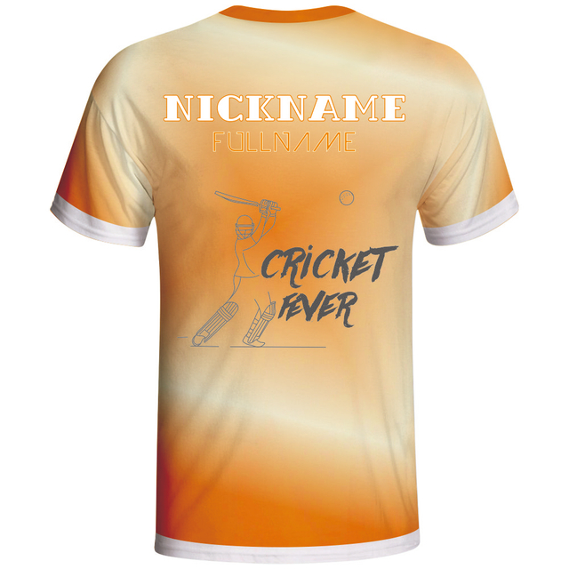 2023 Newest Fashionable Hot Custom Sublimated Cricket T-shirts 