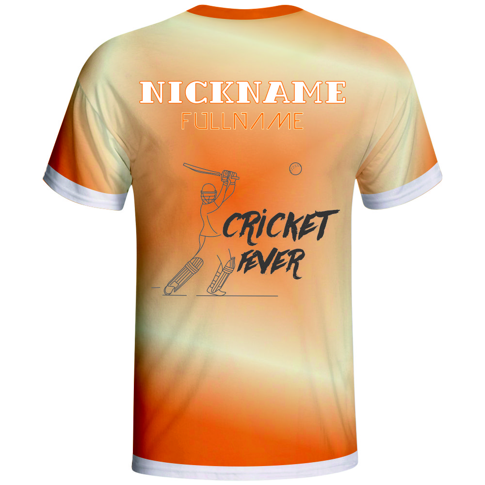 2023 Newest Fashionable Hot Custom Sublimated Cricket T-shirts 