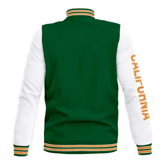Newest Fashionable Polyester Fleecing Custom Baseball Jacket with No MOQ