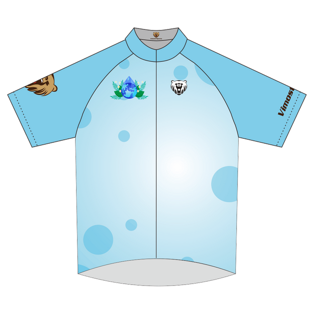 Men's Premium Poly Sublimation V Neck Cycling Jersey