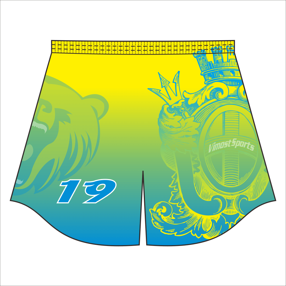 100% Polyester Sublimated Rugby Shorts of High Quality