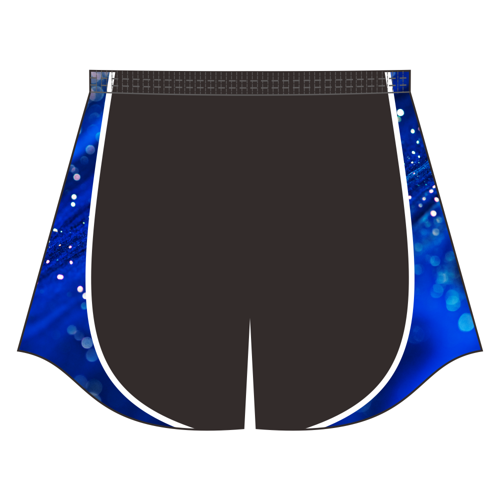 2022 Custom Sublimated Blue And Black Rugby Shorts with High Quality