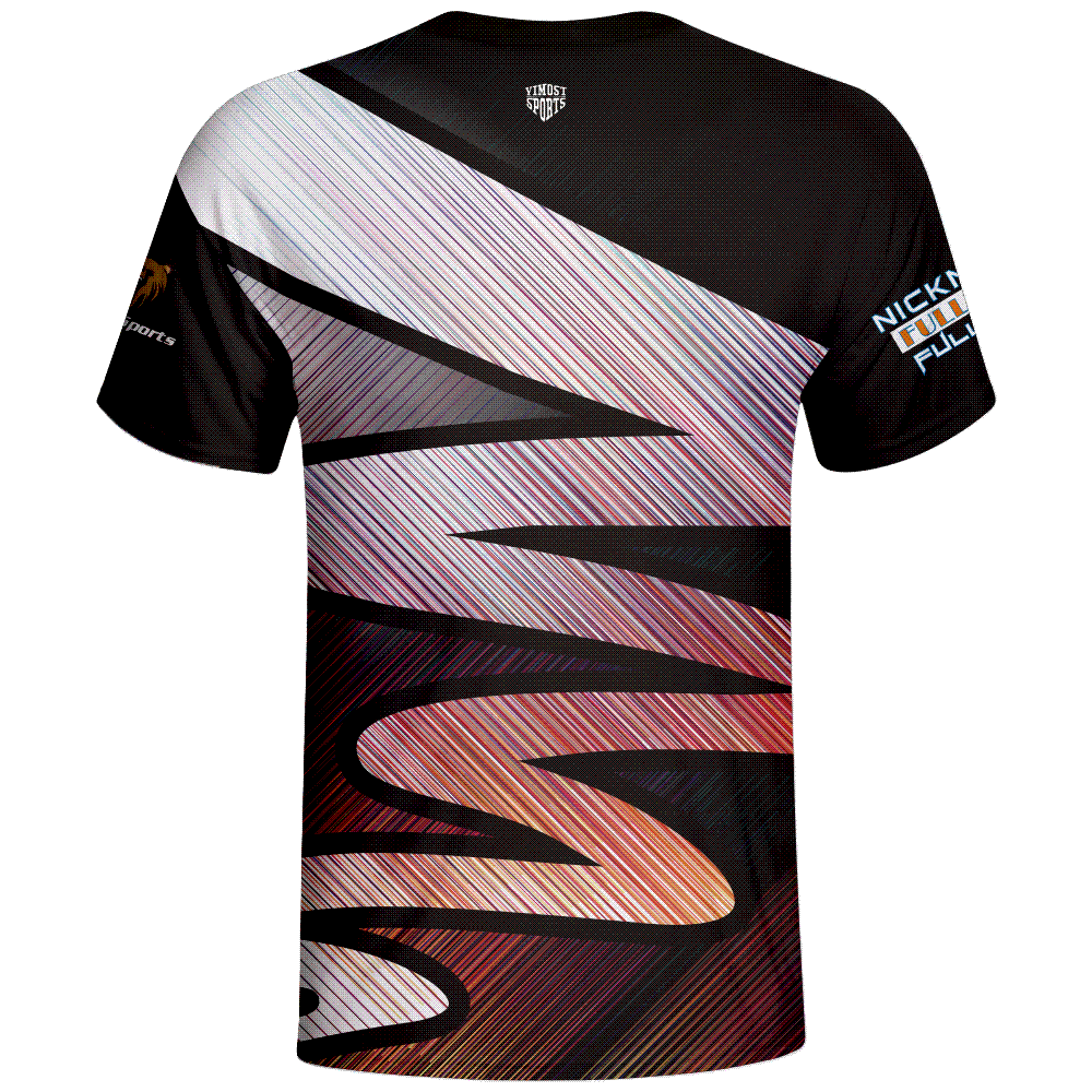 Team Wear Custom Sublimated Man’s Street Tee Crazy Print
