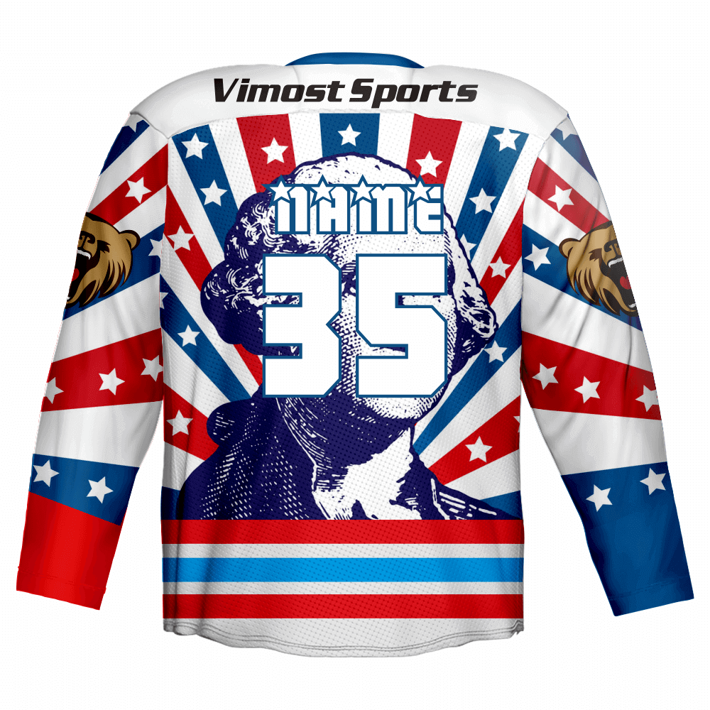 High Quality Sublimated Ice Hockey Jerseys with The Design And Color No Fading