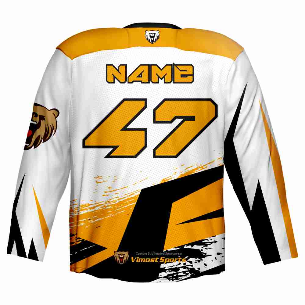 Full Sublimation Team Hockey Jersey Custom Design with Your Number And Name