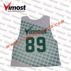 2023 Vimost Fashion Custom Sublimation Lacrosse Reversible Pinnies