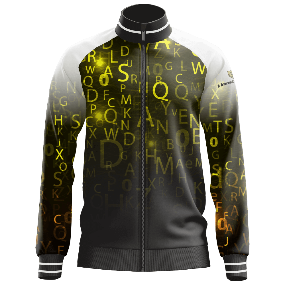 High Quality Sports Jacket Custom Logo Full Zipper Men's Jacket Sublimated varsity jacket