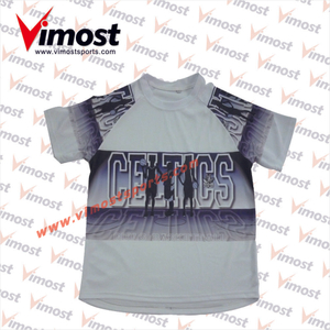 Premium Poly Sublimation Full Button Crew Tee Sportswear