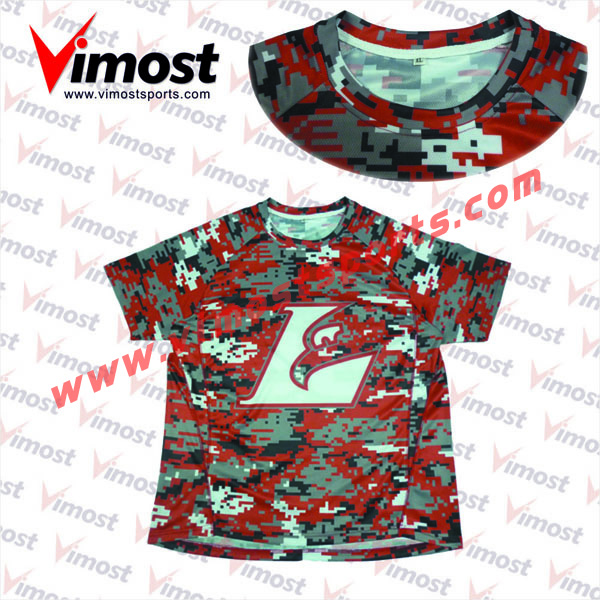 2023 Vimost Fashion Custom Sublimation Lacrosse Shooter Shirt