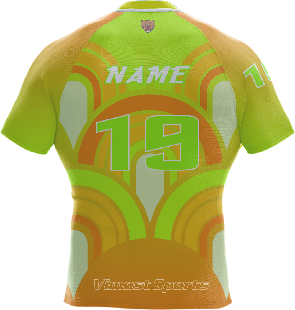 Summer Cool Colors Rugy shirts by 100% Polyester Material