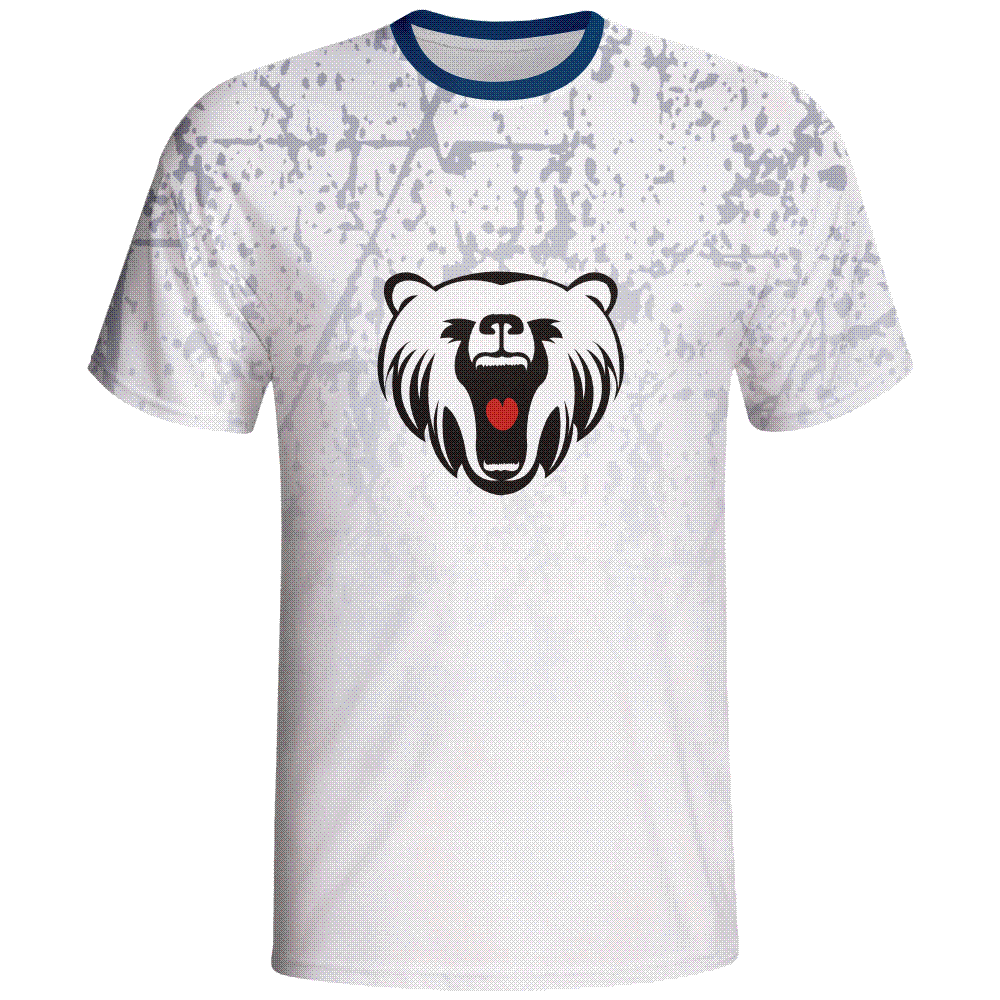  2022 Sublimated Custom Good Quality Tee with White Colors