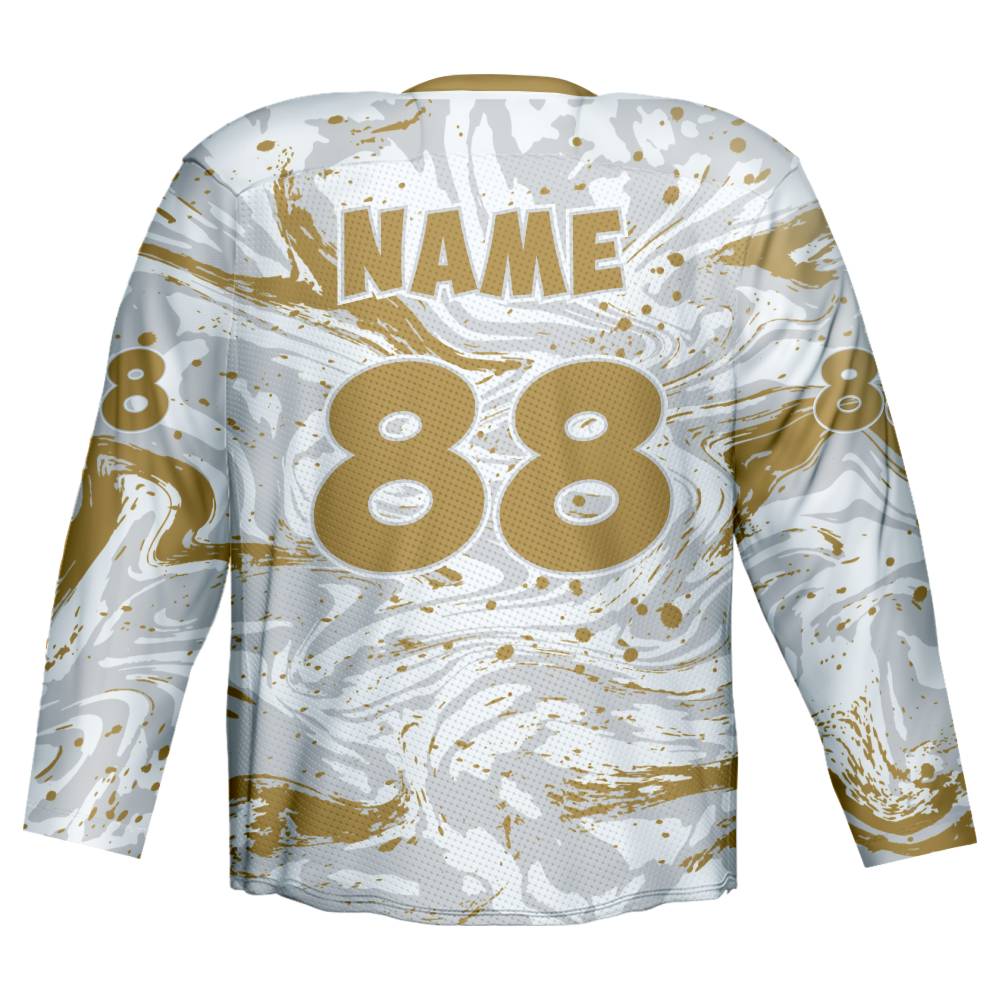 100% Polyester Sublimated Ice Hockey Jersey of 2022 Customize Your Name And Number