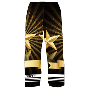 Dual-Layered Knee Panels Sublimated Graphics Tapered Comfort Breathable Roller Hockey Pants