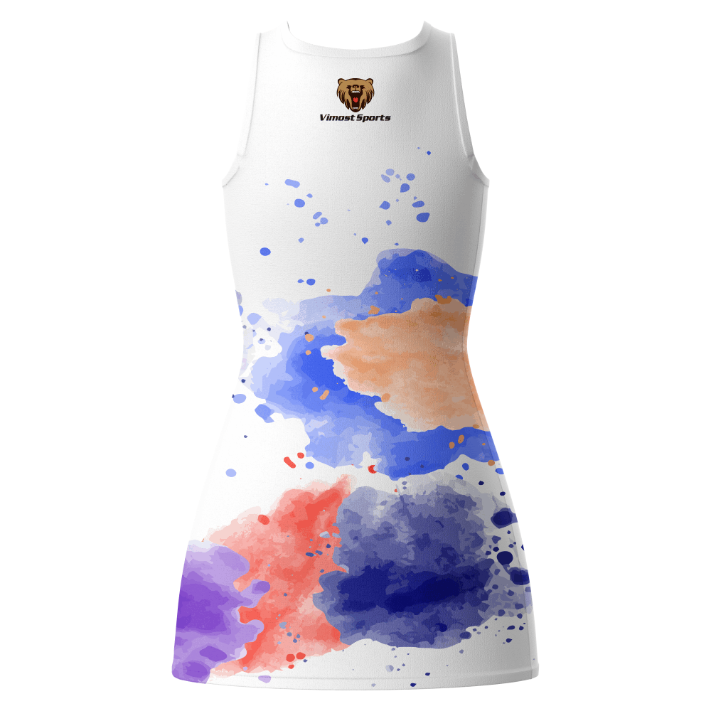 Sublimated Custom Team Aboriginal Netball Dress for Girls Netball Kits Indigenous Australians Dress