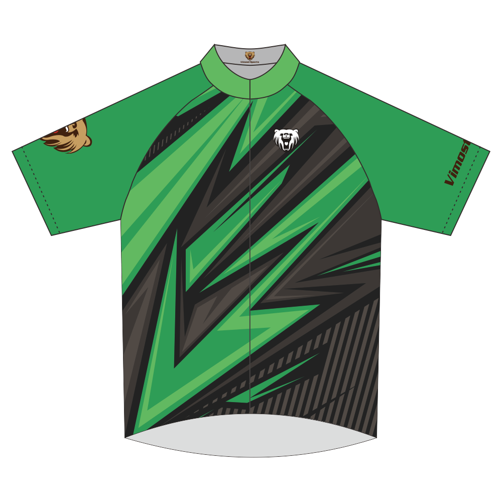 Premium Poly Sublimation Full Zip Cycling Jersey Sportswear