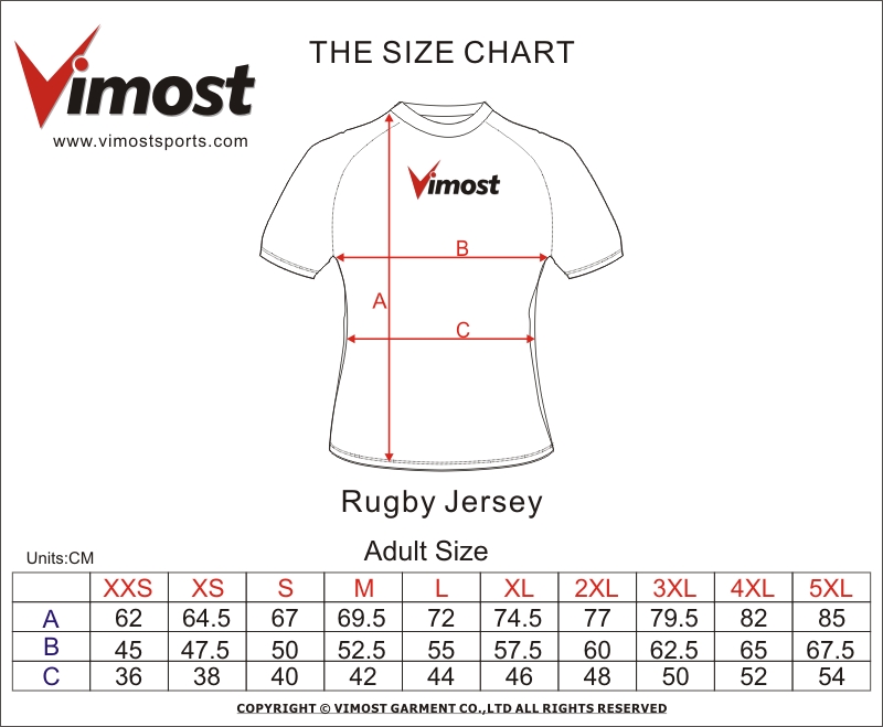 Size Rugby Jersey