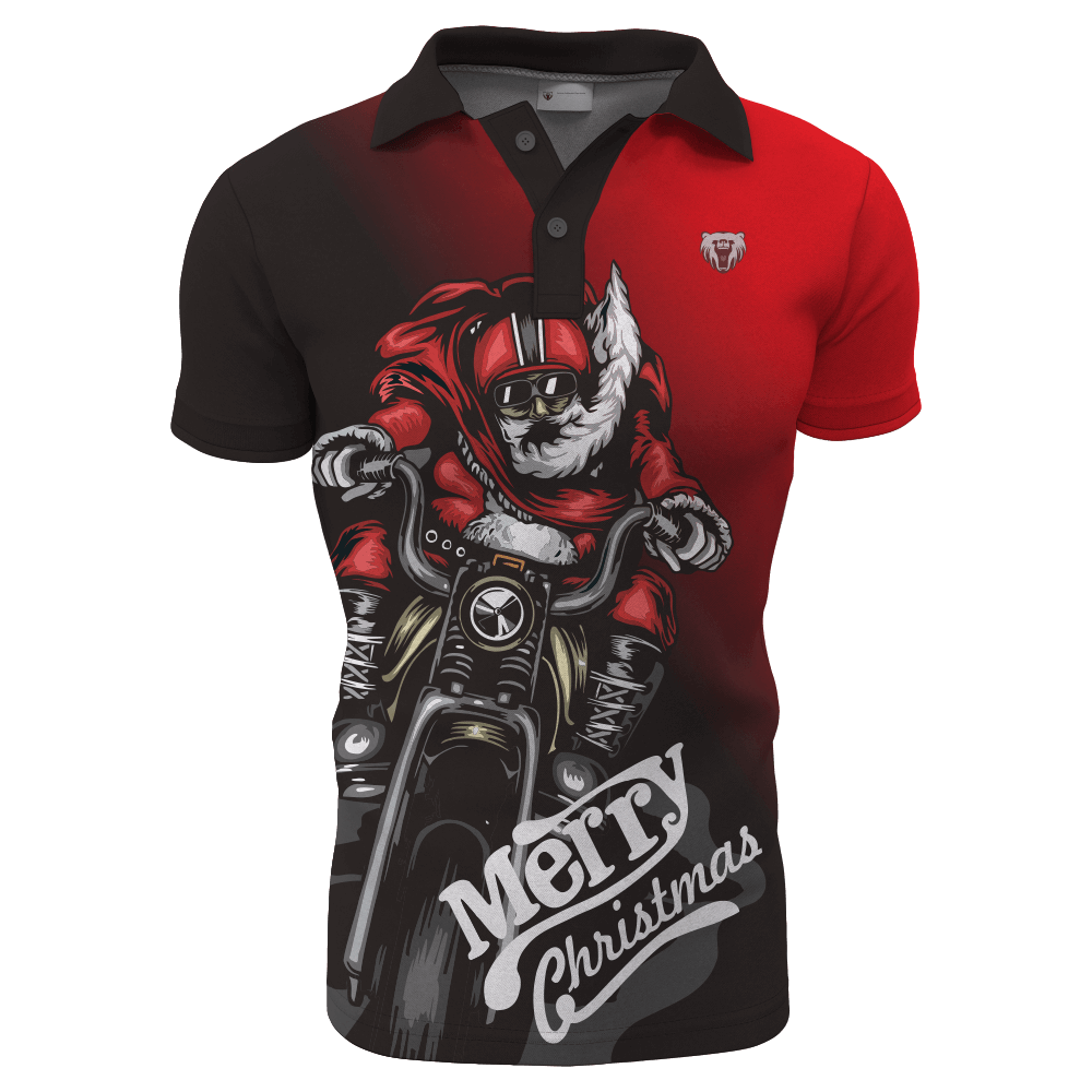 Hot Christmas Polo Shirts with Full Sublimation And Customization From