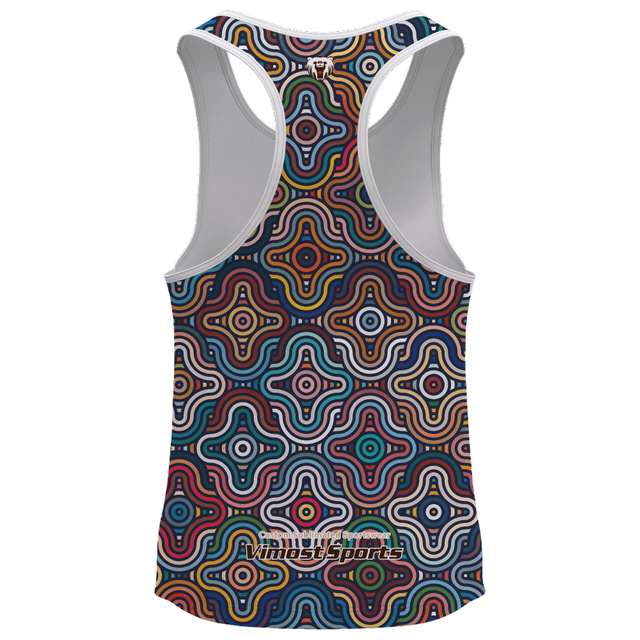 Vimost Full Sublimated Custom Singlets with Polyester