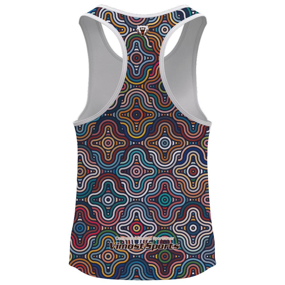 Vimost Full Sublimated Custom Singlets with Polyester