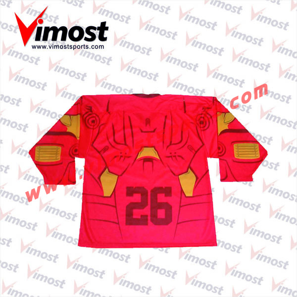 Custom Lace Up Ice Hockey Jersey Sublimation Grey Team Hockey Jersey