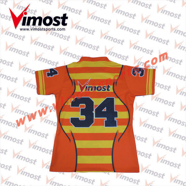 New Fashionable Custom Rugby Jersey with Sublimation Printing 