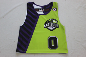 2023 Vimost Fashion Custom Sublimation Lacrosse Reversible Pinnies